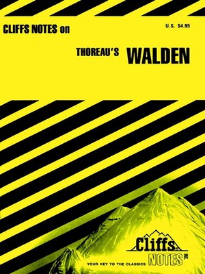 CliffsNotes on Thoreau's Walden - ebook